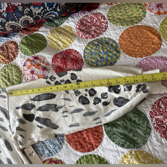 Anthropologie The Niki Bubble Sweatshirt by Pilcro. NWT. Ivory, Small - Picture 9 of 14